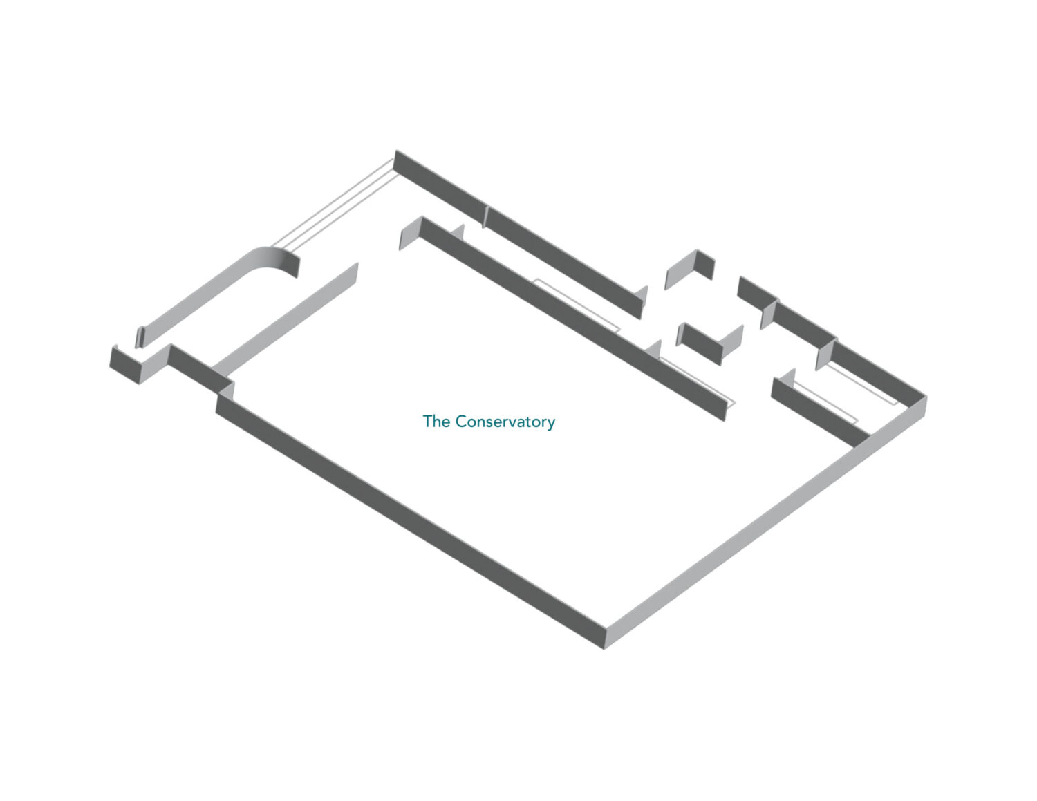 The conservatory venue floorplan